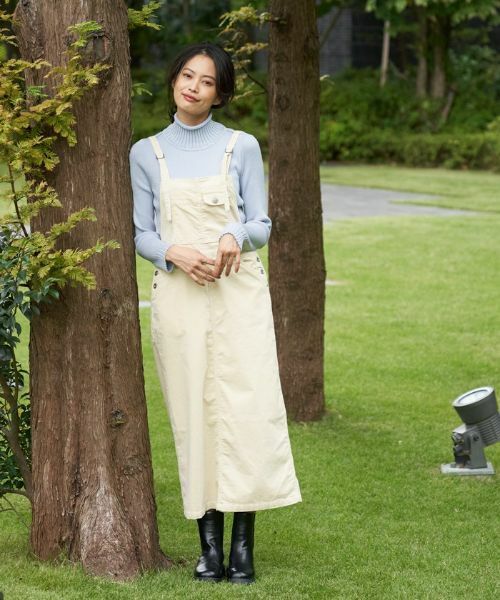 CARA O CRUZ / キャラ・オ・クルス ロング・マキシ丈ワンピース | コーデュロイのサロペットスカート | 詳細1