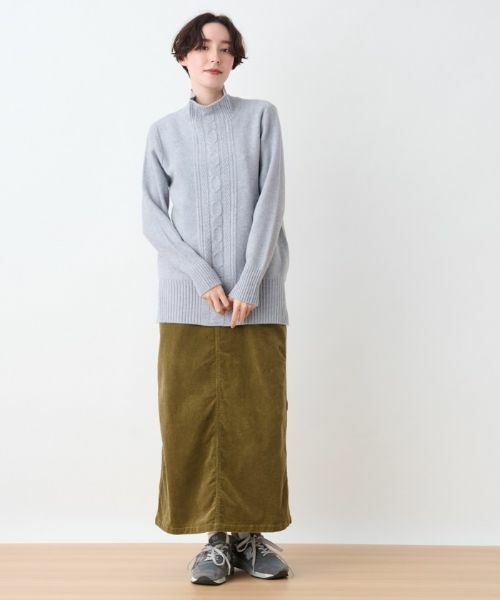 CARA O CRUZ / キャラ・オ・クルス ロング・マキシ丈ワンピース | コーデュロイのサロペットスカート | 詳細13