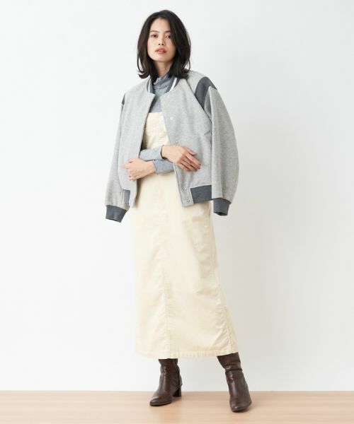 CARA O CRUZ / キャラ・オ・クルス ロング・マキシ丈ワンピース | コーデュロイのサロペットスカート | 詳細17