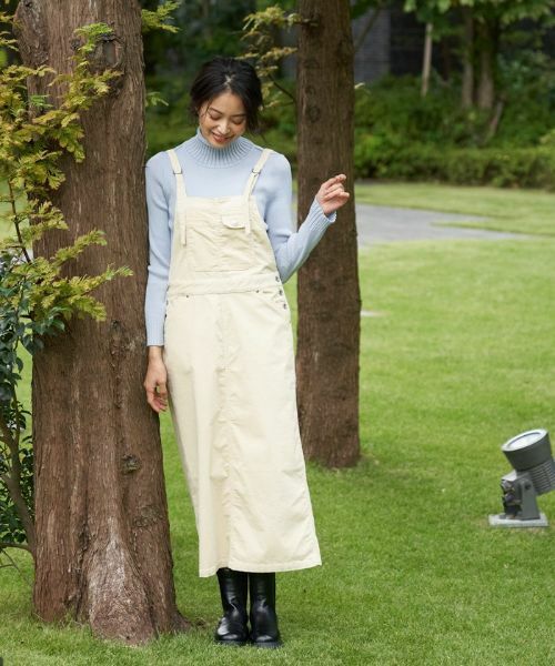 CARA O CRUZ / キャラ・オ・クルス ロング・マキシ丈ワンピース | コーデュロイのサロペットスカート | 詳細2