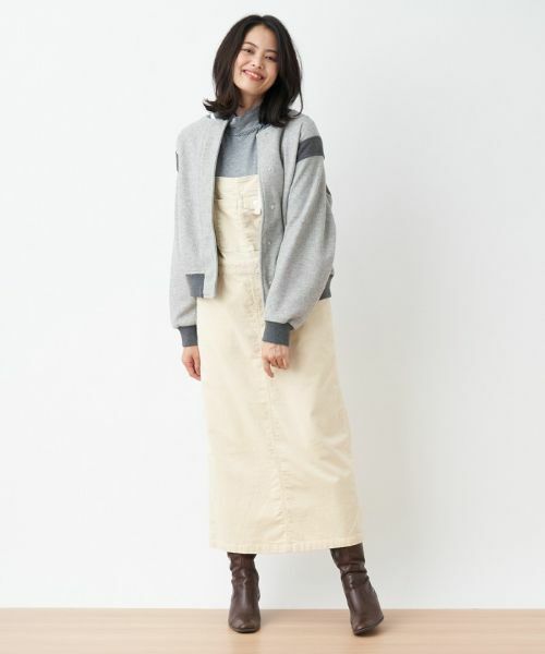 CARA O CRUZ / キャラ・オ・クルス ロング・マキシ丈ワンピース | コーデュロイのサロペットスカート | 詳細20