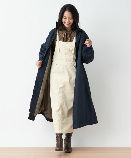 CARA O CRUZ / キャラ・オ・クルス ロング・マキシ丈ワンピース | コーデュロイのサロペットスカート | 詳細24