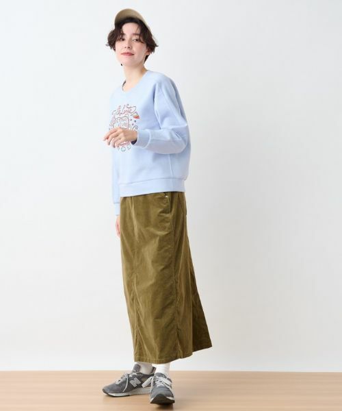 CARA O CRUZ / キャラ・オ・クルス ロング・マキシ丈ワンピース | コーデュロイのサロペットスカート | 詳細9