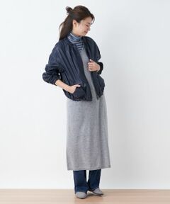 CARA O CRUZ / キャラ・オ・クルス その他アウター | 洗える ジップアップブルゾン