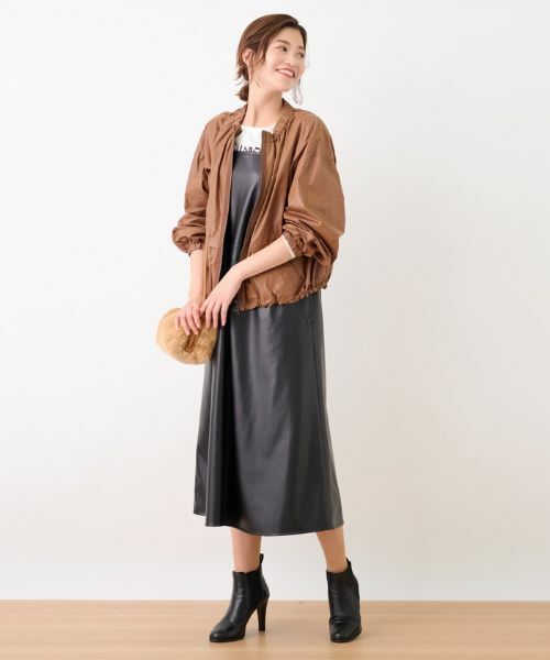 CARA O CRUZ / キャラ・オ・クルス その他アウター | 洗える ジップアップブルゾン | 詳細11