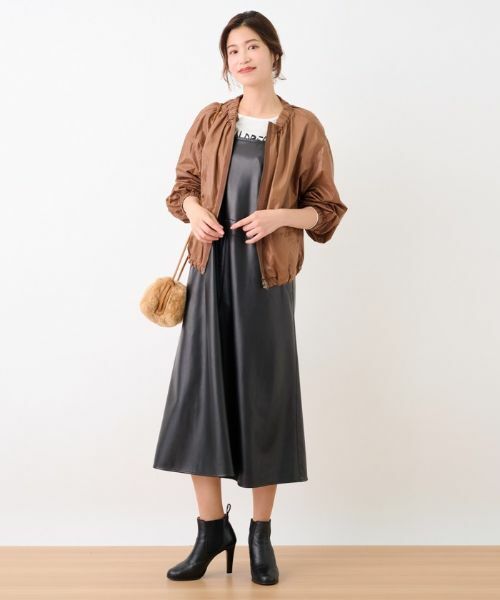 CARA O CRUZ / キャラ・オ・クルス その他アウター | 洗える ジップアップブルゾン | 詳細13