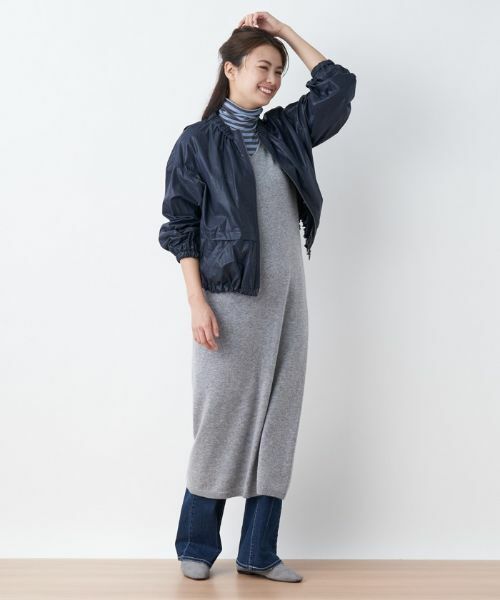 CARA O CRUZ / キャラ・オ・クルス その他アウター | 洗える ジップアップブルゾン | 詳細2