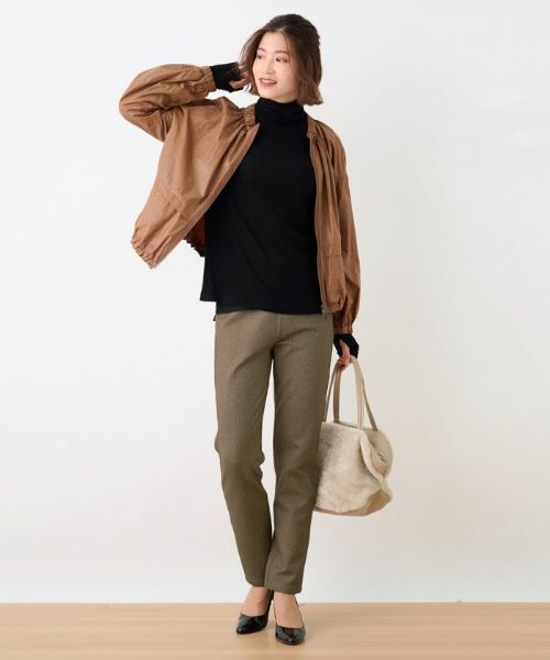 CARA O CRUZ / キャラ・オ・クルス その他アウター | 洗える ジップアップブルゾン | 詳細20