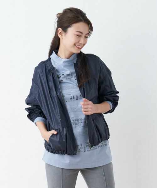 CARA O CRUZ / キャラ・オ・クルス その他アウター | 洗える ジップアップブルゾン | 詳細4