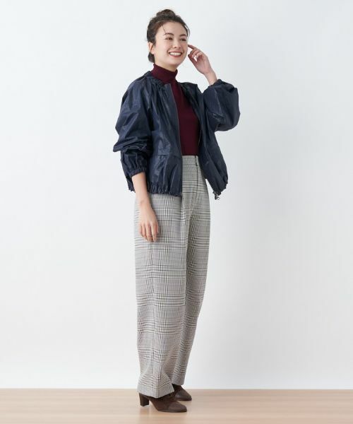 CARA O CRUZ / キャラ・オ・クルス その他アウター | 洗える ジップアップブルゾン | 詳細5