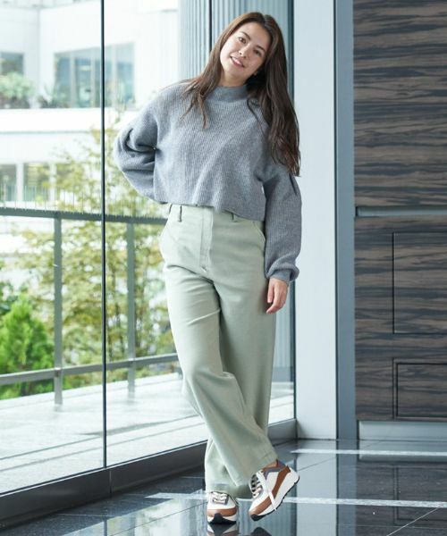 CARA O CRUZ / キャラ・オ・クルス その他パンツ | ウエスト伸縮 ワイドパンツ【セットアップ対応商品】 | 詳細18