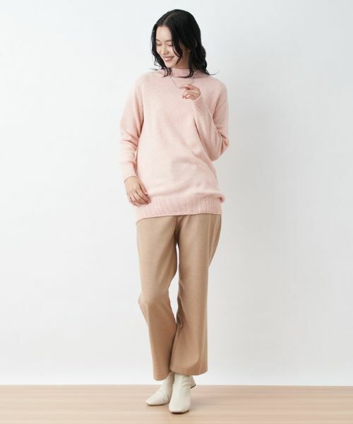 CARA O CRUZ / キャラ・オ・クルス その他パンツ | ウエスト伸縮 ワイドパンツ【セットアップ対応商品】 | 詳細2