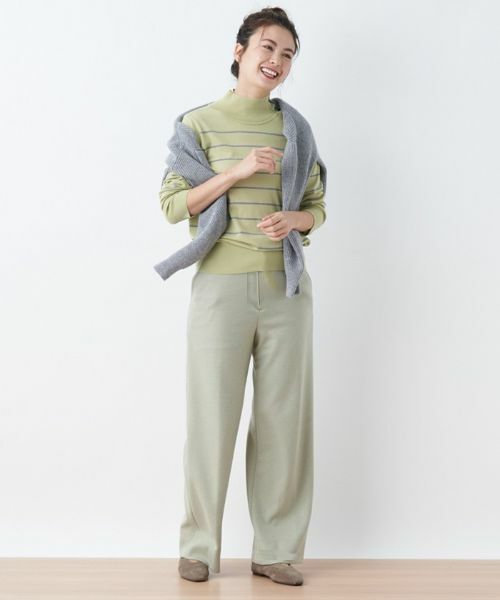 CARA O CRUZ / キャラ・オ・クルス その他パンツ | ウエスト伸縮 ワイドパンツ【セットアップ対応商品】 | 詳細24