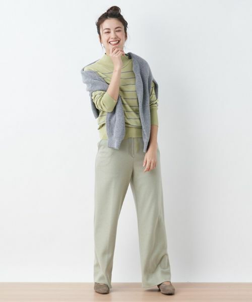 CARA O CRUZ / キャラ・オ・クルス その他パンツ | ウエスト伸縮 ワイドパンツ【セットアップ対応商品】 | 詳細25