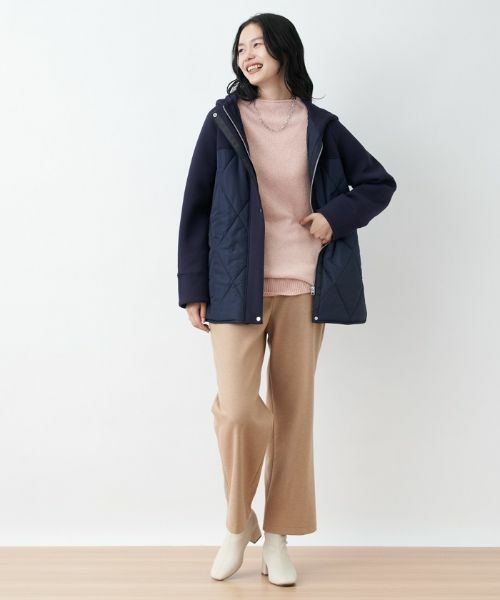 CARA O CRUZ / キャラ・オ・クルス その他パンツ | ウエスト伸縮 ワイドパンツ【セットアップ対応商品】 | 詳細3