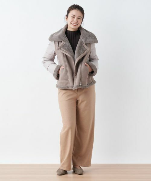 CARA O CRUZ / キャラ・オ・クルス その他パンツ | ウエスト伸縮 ワイドパンツ【セットアップ対応商品】 | 詳細30