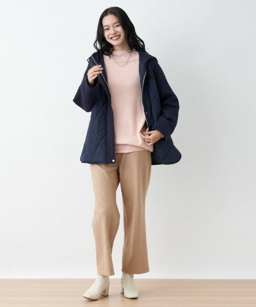 CARA O CRUZ / キャラ・オ・クルス その他パンツ | ウエスト伸縮 ワイドパンツ【セットアップ対応商品】 | 詳細4