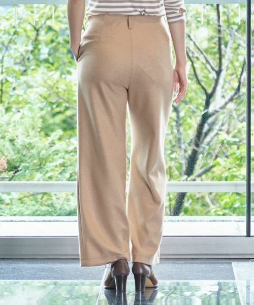 CARA O CRUZ / キャラ・オ・クルス その他パンツ | ウエスト伸縮 ワイドパンツ【セットアップ対応商品】 | 詳細6