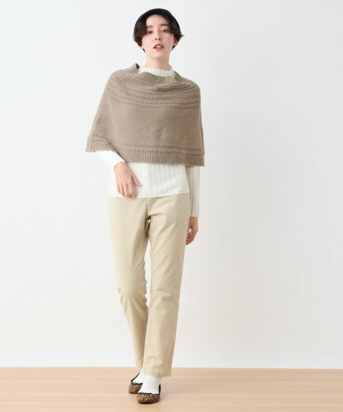 CARA O CRUZ / キャラ・オ・クルス マフラー・ショール・スヌード・ストール | ニットケープ | 詳細11