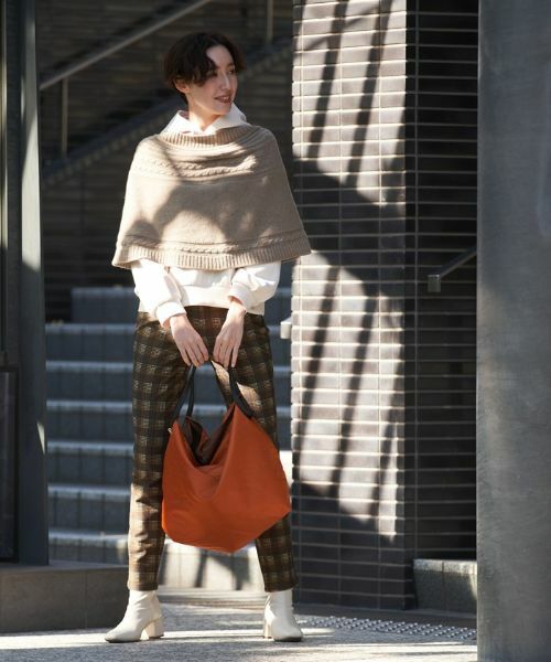 CARA O CRUZ / キャラ・オ・クルス マフラー・ショール・スヌード・ストール | ニットケープ | 詳細5