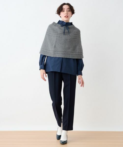 CARA O CRUZ / キャラ・オ・クルス マフラー・ショール・スヌード・ストール | ニットケープ | 詳細7