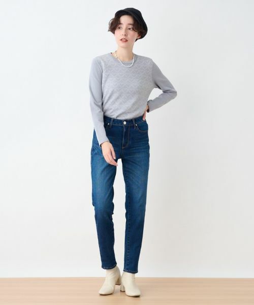 CARA O CRUZ / キャラ・オ・クルス デニムパンツ | 洗える ストレッチデニム【産地ナブル】 | 詳細24