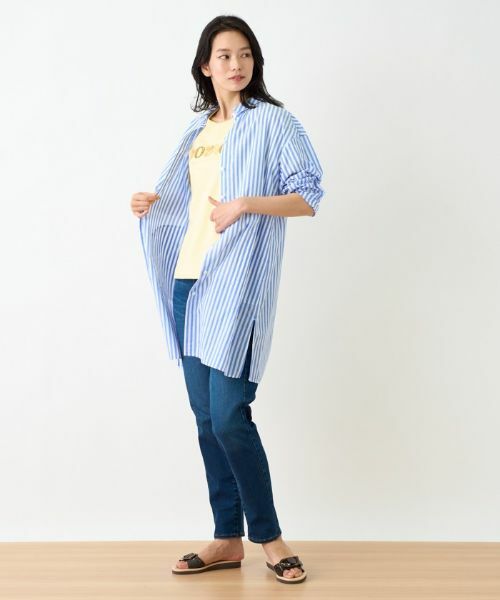 CARA O CRUZ / キャラ・オ・クルス デニムパンツ | 洗える ストレッチデニム【産地ナブル】 | 詳細5