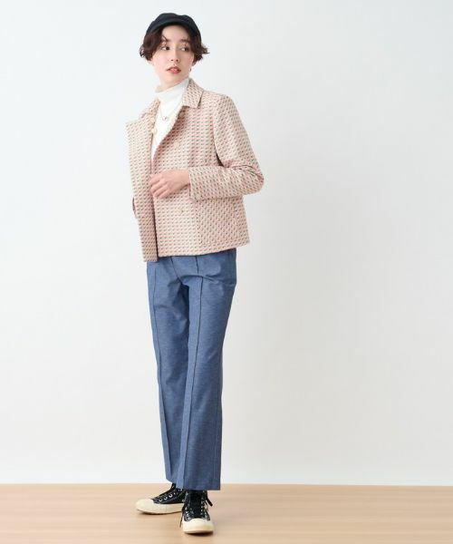 CARA O CRUZ / キャラ・オ・クルス テーラードジャケット | 【セレモニー】ツイード風ジャケット【DUTEL】 | 詳細6