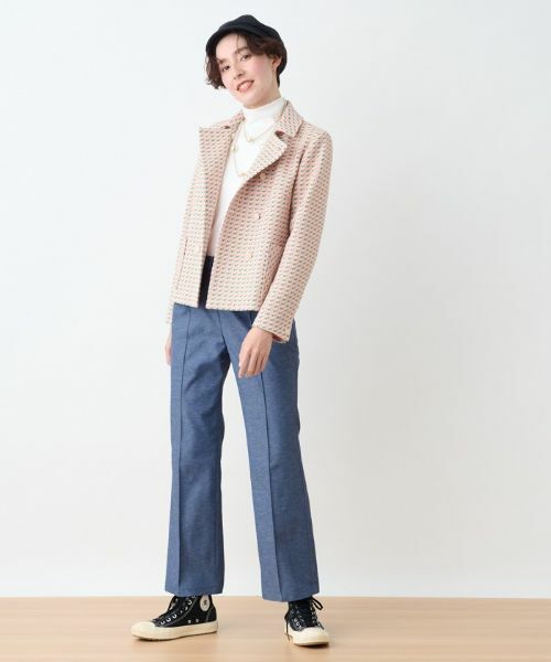 CARA O CRUZ / キャラ・オ・クルス テーラードジャケット | 【セレモニー】ツイード風ジャケット【DUTEL】 | 詳細8