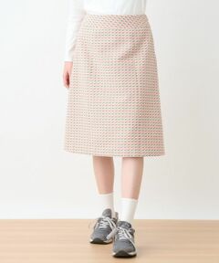 CARA O CRUZ / キャラ・オ・クルス ミニ・ひざ丈スカート | 【セレモニー】ツイード風スカート【DUTEL】