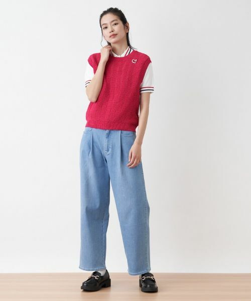 CARA O CRUZ / キャラ・オ・クルス テーラードジャケット | クルーネックニットベスト | 詳細10