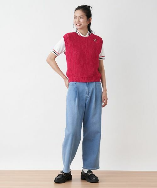 CARA O CRUZ / キャラ・オ・クルス テーラードジャケット | クルーネックニットベスト | 詳細12