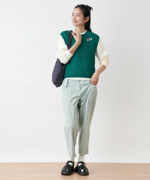 CARA O CRUZ / キャラ・オ・クルス テーラードジャケット | クルーネックニットベスト | 詳細13