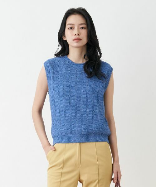 CARA O CRUZ / キャラ・オ・クルス テーラードジャケット | クルーネックニットベスト | 詳細17