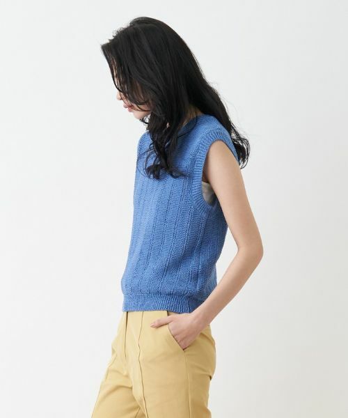 CARA O CRUZ / キャラ・オ・クルス テーラードジャケット | クルーネックニットベスト | 詳細18