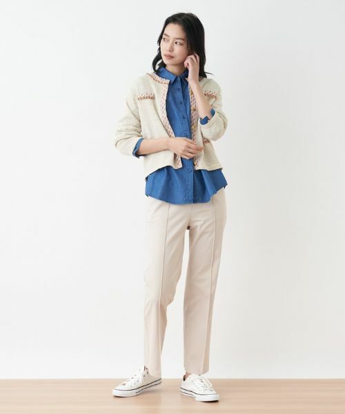 CARA O CRUZ / キャラ・オ・クルス カーディガン・ボレロ | ニットジャケット【DUTEL】 | 詳細15