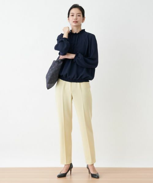 CARA O CRUZ / キャラ・オ・クルス その他パンツ | 洗える のびのび センタープレスパンツ | 詳細14