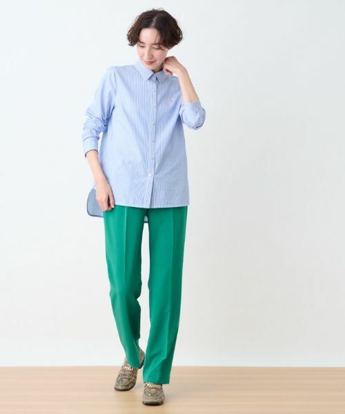 CARA O CRUZ / キャラ・オ・クルス その他パンツ | 洗える のびのび センタープレスパンツ | 詳細21