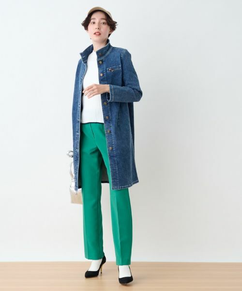 CARA O CRUZ / キャラ・オ・クルス その他パンツ | 洗える のびのび センタープレスパンツ | 詳細25