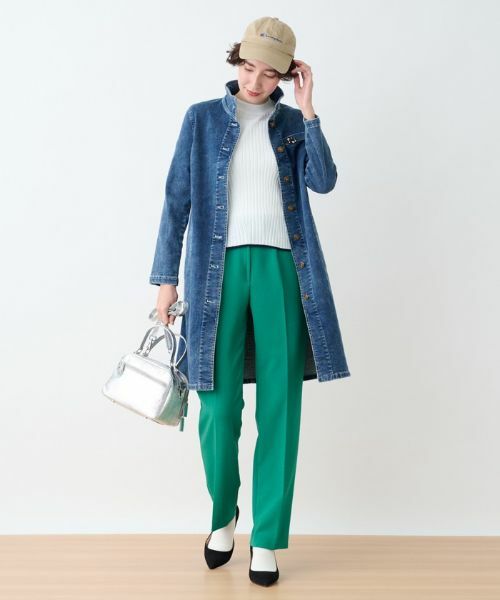 CARA O CRUZ / キャラ・オ・クルス その他パンツ | 洗える のびのび センタープレスパンツ | 詳細26