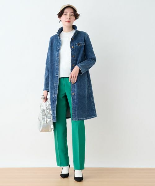 CARA O CRUZ / キャラ・オ・クルス その他パンツ | 洗える のびのび センタープレスパンツ | 詳細27