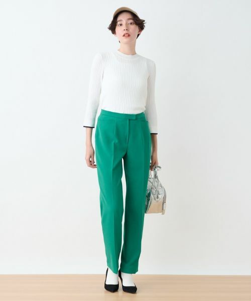 CARA O CRUZ / キャラ・オ・クルス その他パンツ | 洗える のびのび センタープレスパンツ | 詳細29