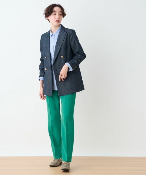 CARA O CRUZ / キャラ・オ・クルス その他パンツ | 洗える のびのび センタープレスパンツ | 詳細30