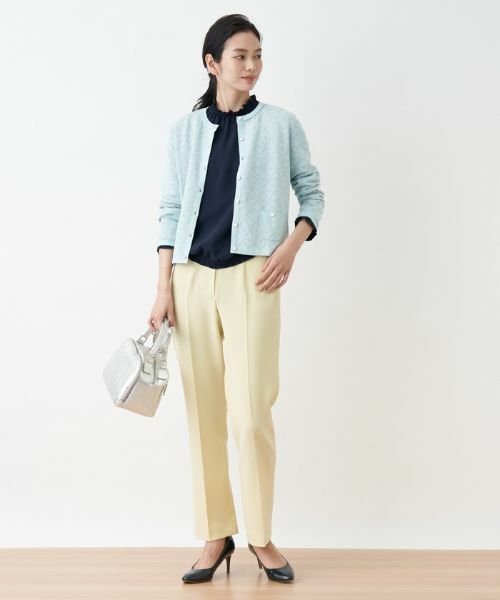 CARA O CRUZ / キャラ・オ・クルス その他パンツ | 洗える のびのび センタープレスパンツ | 詳細6