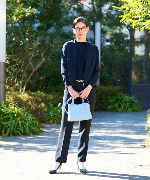 CARA O CRUZ / キャラ・オ・クルス その他パンツ | 洗える のびのび センタープレスパンツ | 詳細8