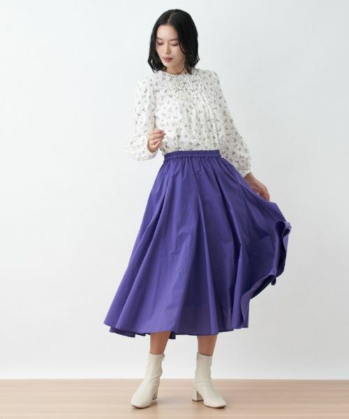 CARA O CRUZ / キャラ・オ・クルス ミニ・ひざ丈スカート | 洗える フレアスカート | 詳細25