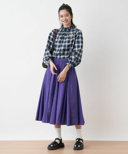 CARA O CRUZ / キャラ・オ・クルス ミニ・ひざ丈スカート | 洗える フレアスカート | 詳細8