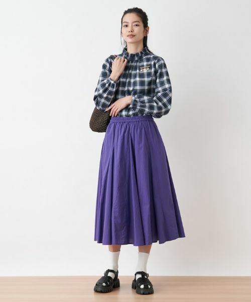 CARA O CRUZ / キャラ・オ・クルス ミニ・ひざ丈スカート | 洗える フレアスカート | 詳細9