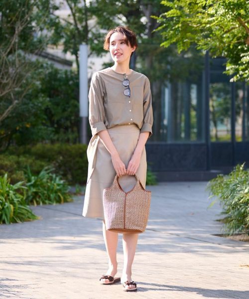 CARA O CRUZ / キャラ・オ・クルス ミニ・ひざ丈スカート | 切替スカート | 詳細1