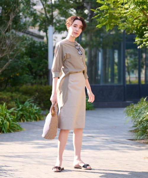 CARA O CRUZ / キャラ・オ・クルス ミニ・ひざ丈スカート | 切替スカート | 詳細2